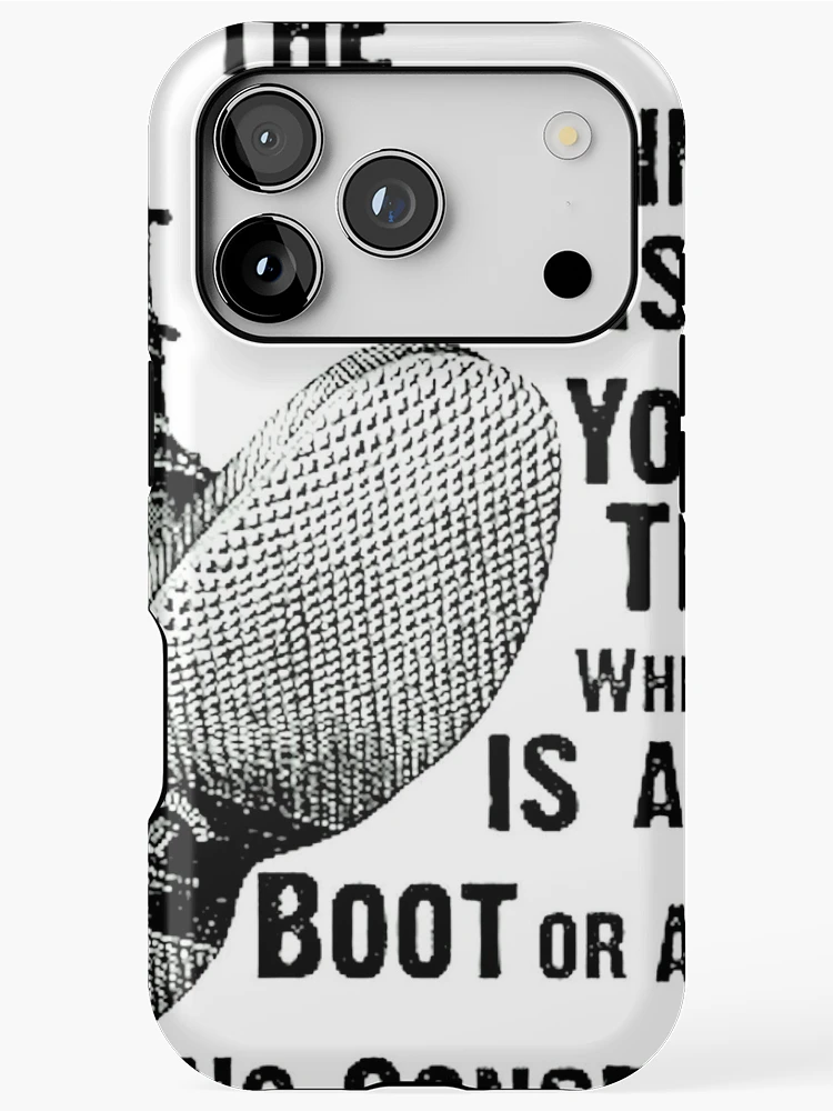 Thumbnail 1 of 4, iPhone Case, Unity Boot designed and sold by PlasticsFactory.