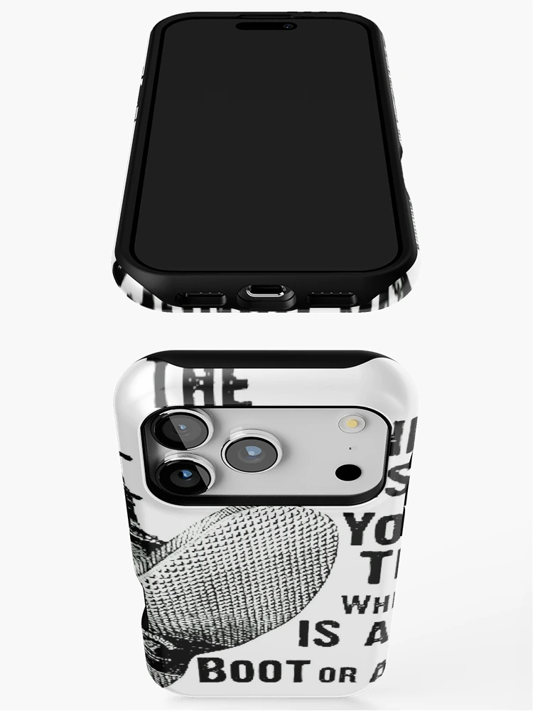 Thumbnail 3 of 4, iPhone Case, Unity Boot designed and sold by PlasticsFactory.