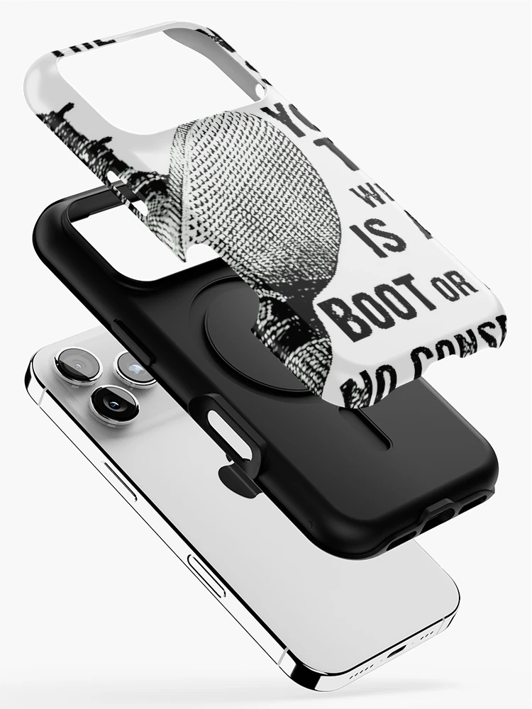 Thumbnail 2 of 4, iPhone Case, Unity Boot designed and sold by PlasticsFactory.