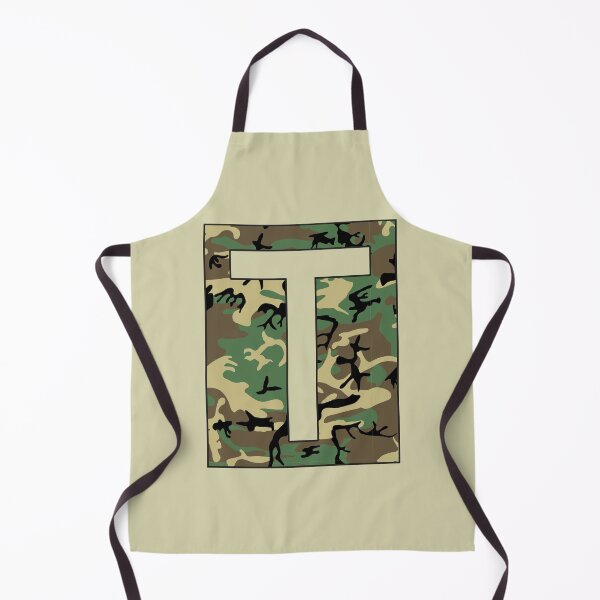 Item preview, Letter "T" Military Camo Stencil font designed and sold by 65 MCMLXV.