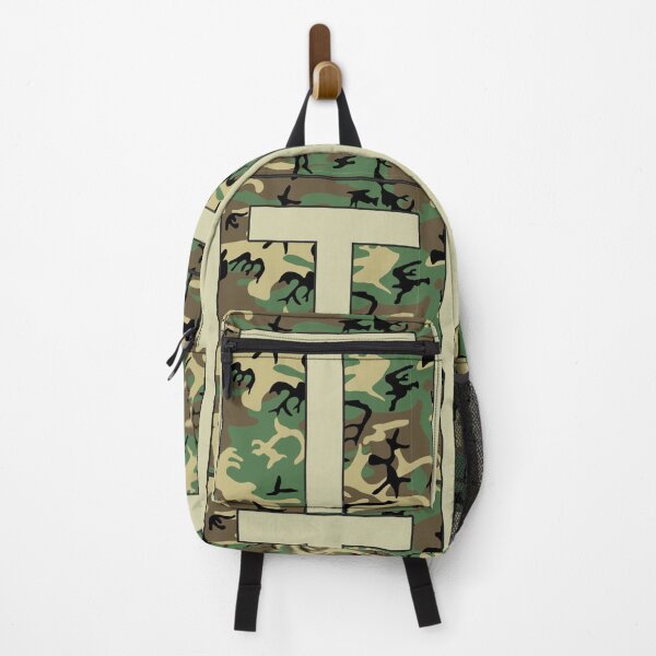 Item preview, Letter "T" Military Camo Stencil font designed and sold by 65 MCMLXV.