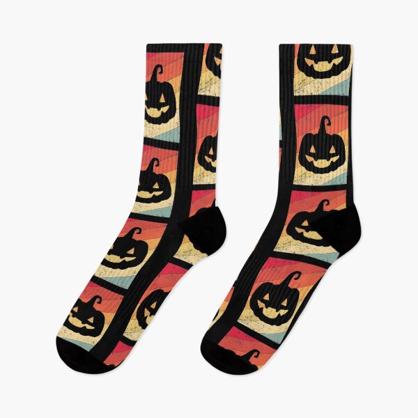 Aperçu de l'œuvre Citrouille d'Halloween Vintage créée et vendue par meedTee.