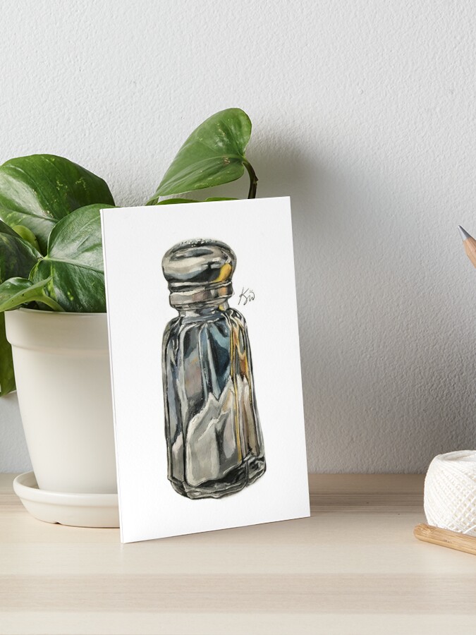 Super Cute and Fun Salt Shaker Art Board Print for Sale by MyBeesTees