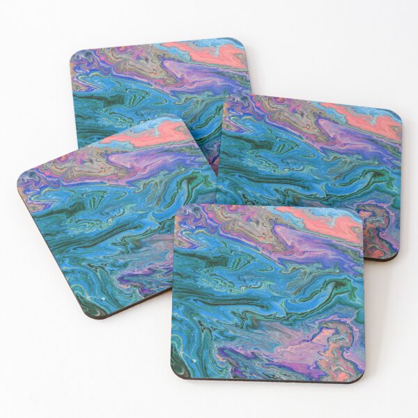 Item preview, Color flow blue turquoise purple designed and sold by amagaclothing.