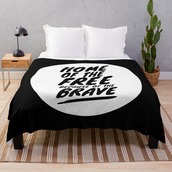 Item preview, Hogar de los libres por el valiente cuatro de julio designed and sold by TooFlyDesign.