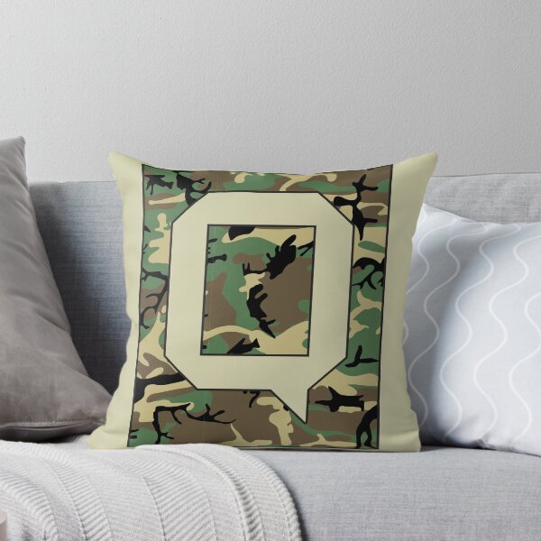 Item preview, Letter "Q" Military Camo Stencil font designed and sold by 65 MCMLXV.