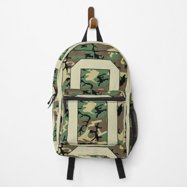 Item preview, Letter "O" Military Camo Stencil font designed and sold by 65 MCMLXV.