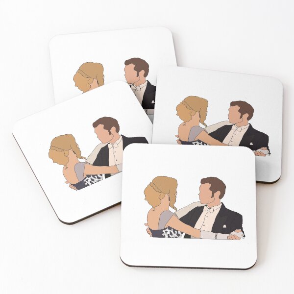 Item preview, Klaus and Caroline at the Mikaelson Ball designed and sold by linaxdraws.
