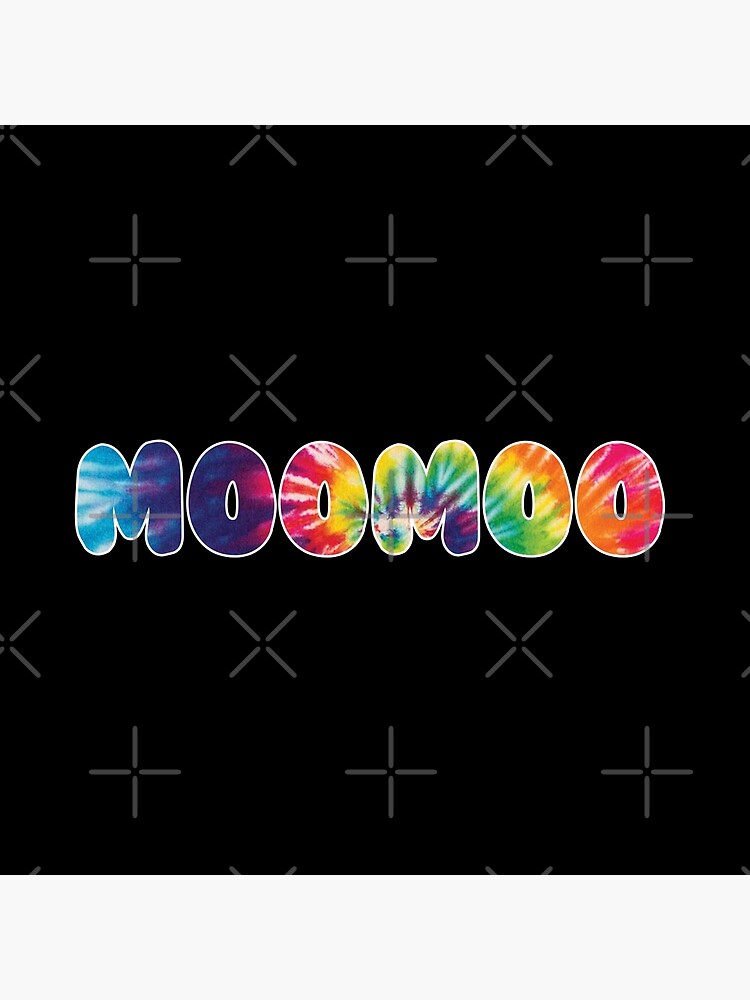 Mamamoo MOOMOO Tie Dye Rainbow Fandom Name | Tote Bag