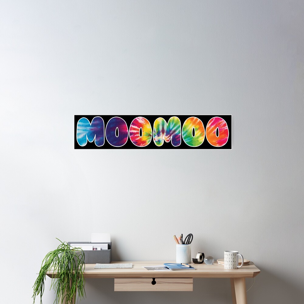 Mamamoo MOOMOO Tie Dye Rainbow Fandom Name | Kids T-Shirt