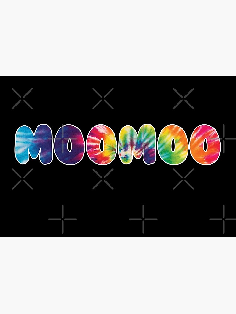 Mamamoo MOOMOO Tie Dye Rainbow Fandom Name  Sticker for Sale by SugarSaint