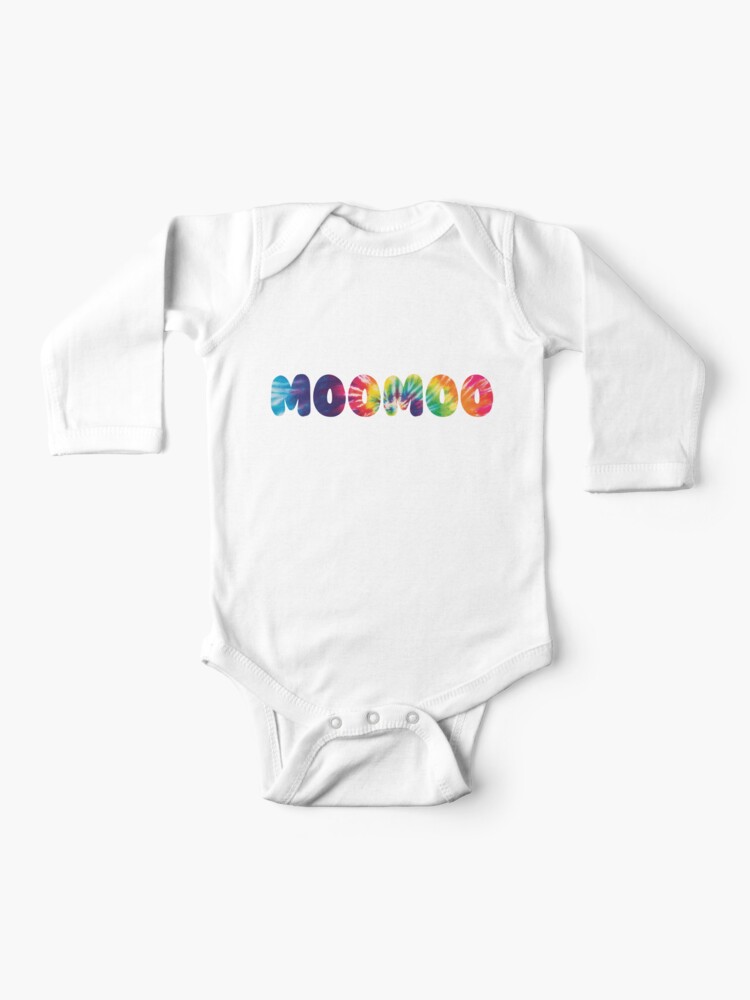 Mamamoo MOOMOO Tie Dye Rainbow Fandom Name | Kids T-Shirt