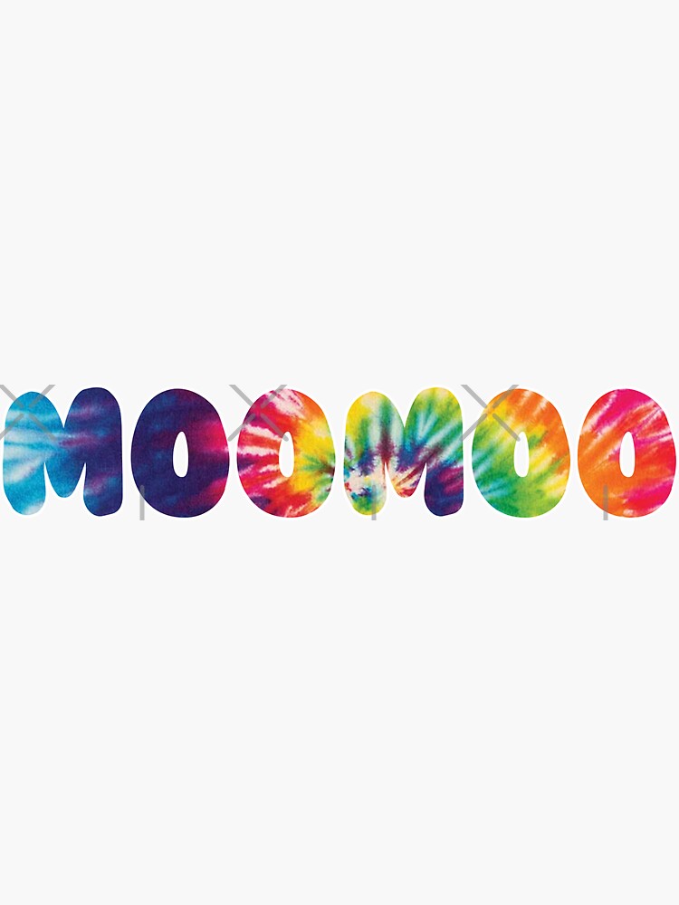 Mamamoo MOOMOO Tie Dye Rainbow Fandom Name  Poster for Sale by