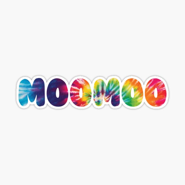 Mamamoo MOOMOO Tie Dye Rainbow Fandom Name | Kids T-Shirt