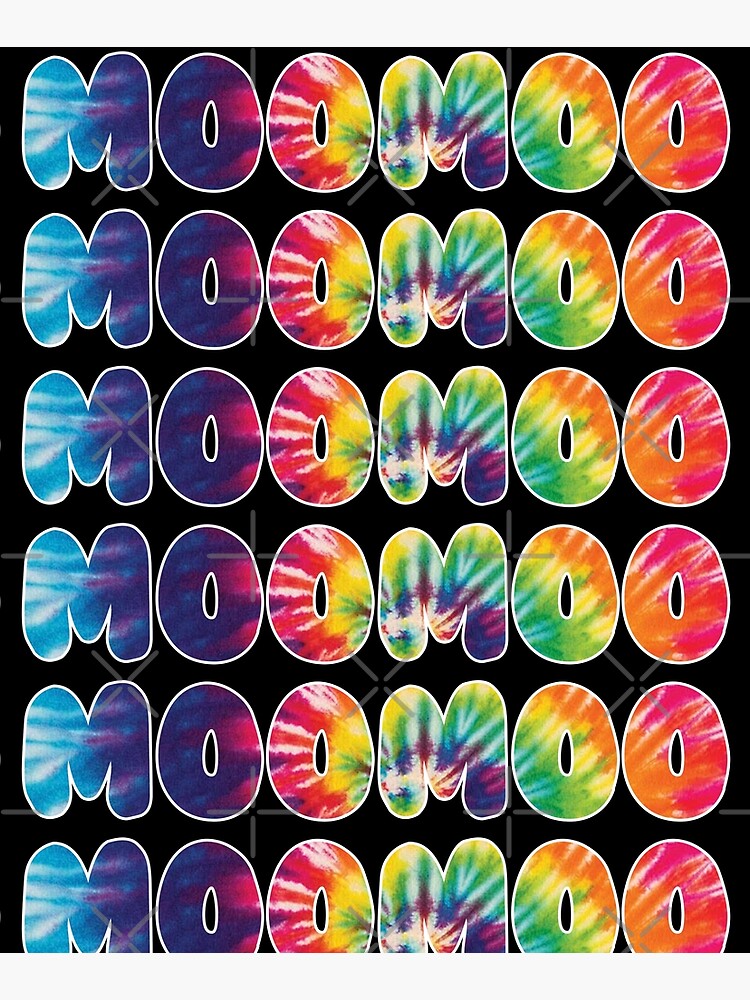 Mamamoo MOOMOO Tie Dye Rainbow Fandom Name | Pin