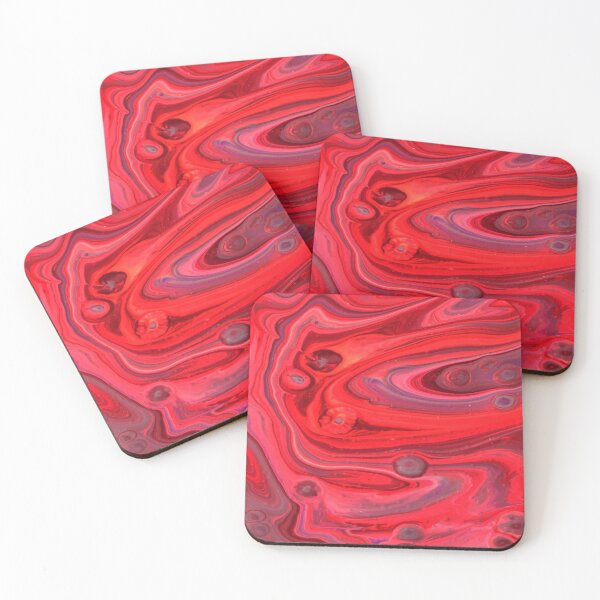Item preview, Color flow red bubble designed and sold by amagaclothing.