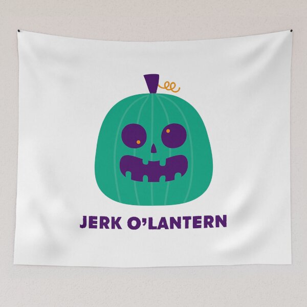 Item preview, Jerk O'Lantern Pumpkin Face Halloween Jack O'Lantern Costume Funny Scary Fun Pumpkin Head  designed and sold by gkao.