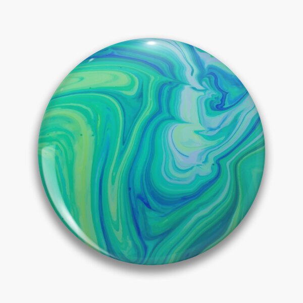 Item preview, Color flow green turquoise blue designed and sold by amagaclothing.