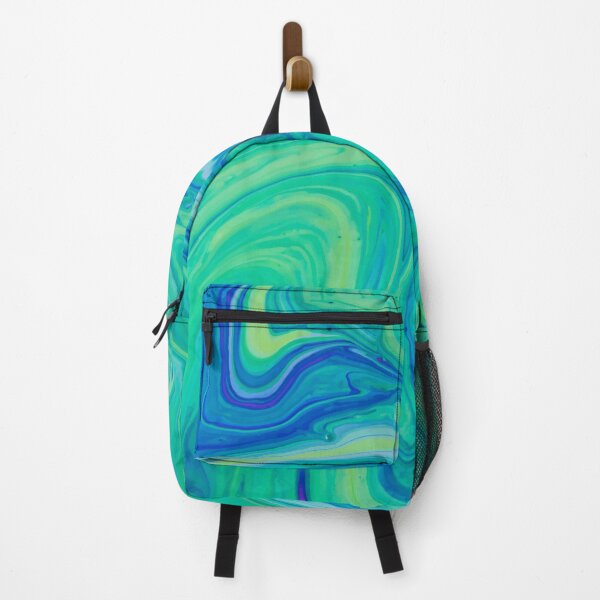 Item preview, Color flow green turquoise blue designed and sold by amagaclothing.