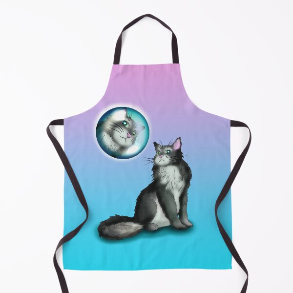 Item preview, magical black maine coon designed and sold by CuisineCat.