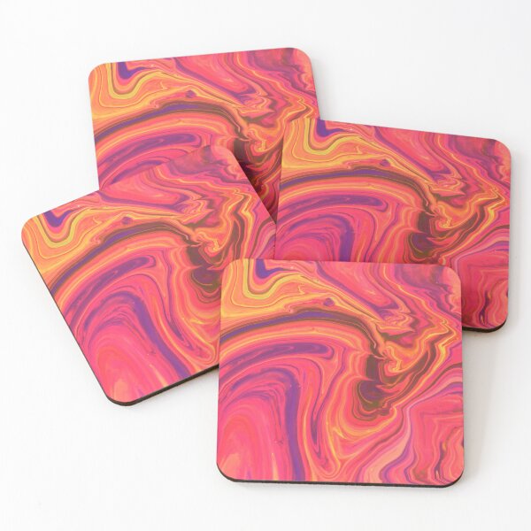 Item preview, Color flow red pink fire designed and sold by amagaclothing.