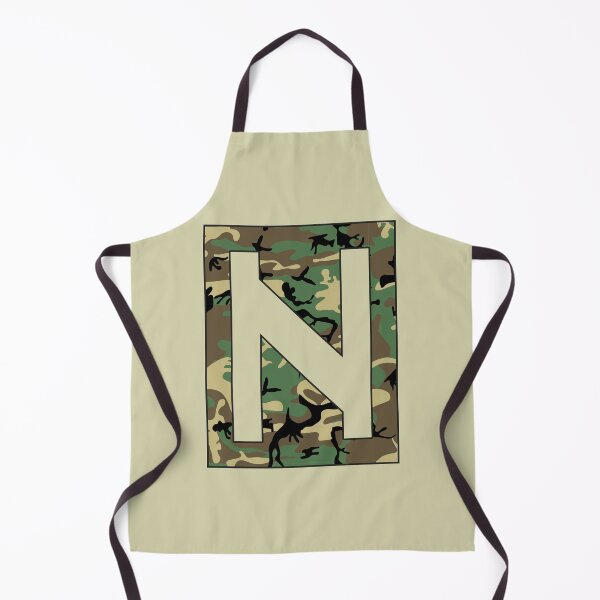 Item preview, Letter "N" Military Camo Stencil font designed and sold by 65 MCMLXV.