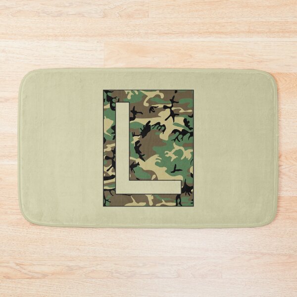 Item preview, Letter "L" Military Camo Stencil font designed and sold by 65 MCMLXV.