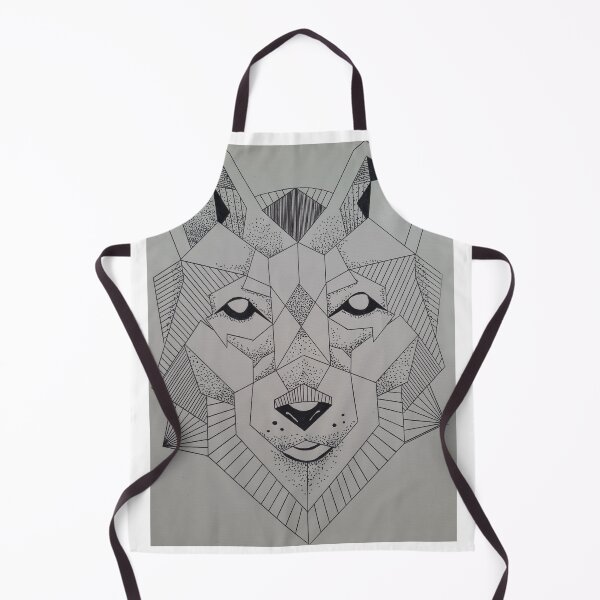 Item preview, Geometric wolf designed and sold by MeriArt-LR.