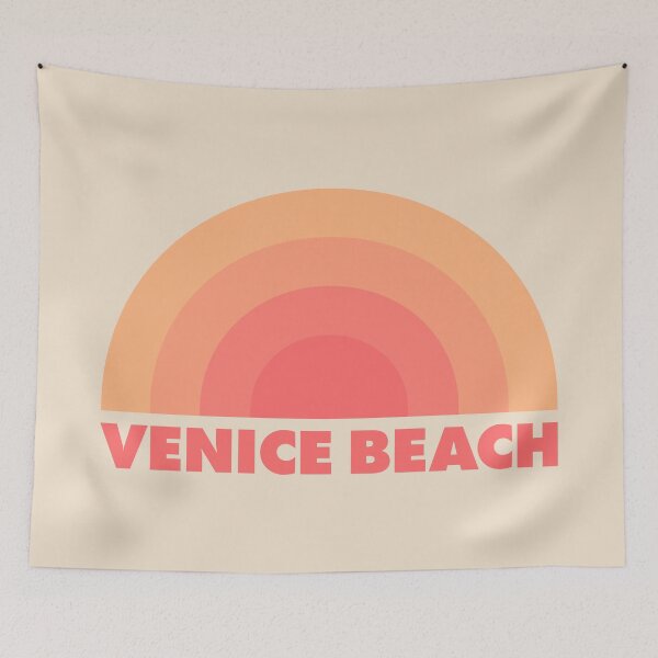 Item preview, Venice Beach Retro Orange designed and sold by modeoftravel.