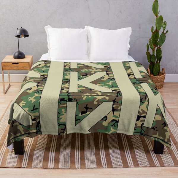 Item preview, Letter "K" Military Camo Stencil font designed and sold by 65 MCMLXV.