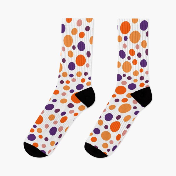 Item preview, Autumn Colors Polka Dots with Purple designed and sold by Whoopsidoodle.
