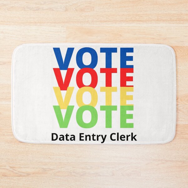 Item preview, Vote Data Entry Clerk designed and sold by majeed10.
