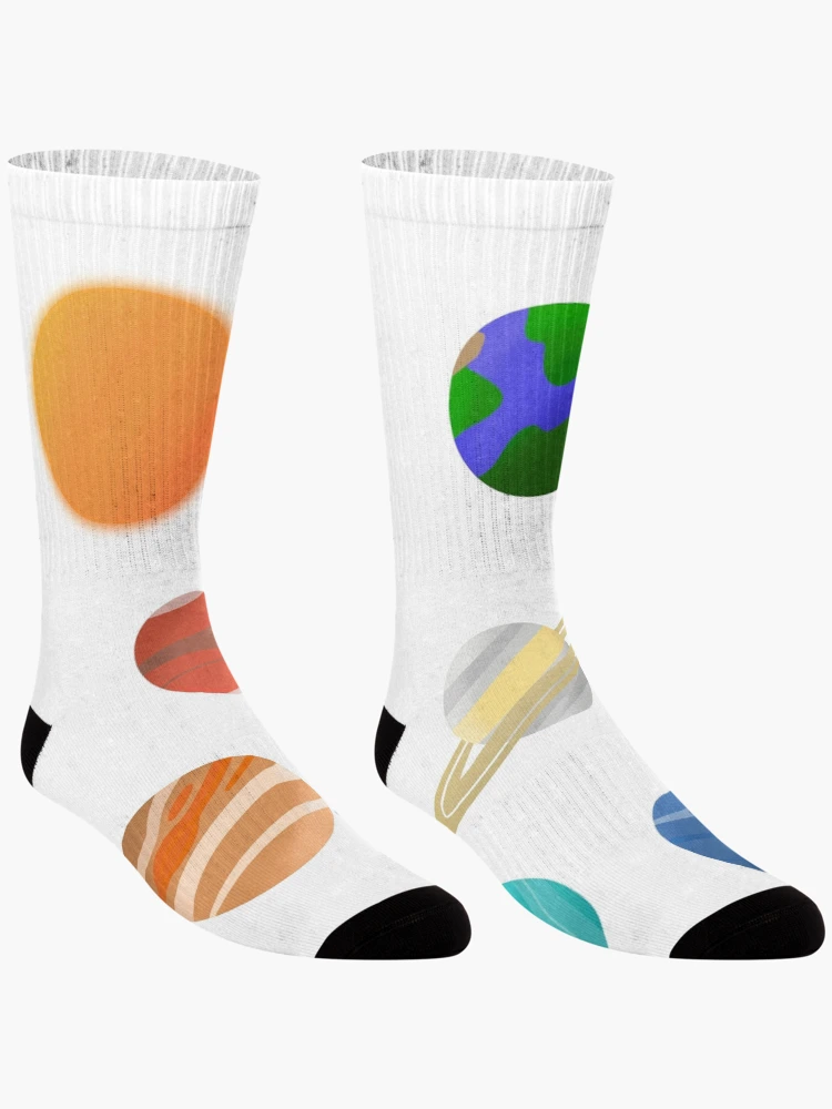 Thumbnail 3 of 5, Socks, Solar System designed and sold by DeepBlue-Design.