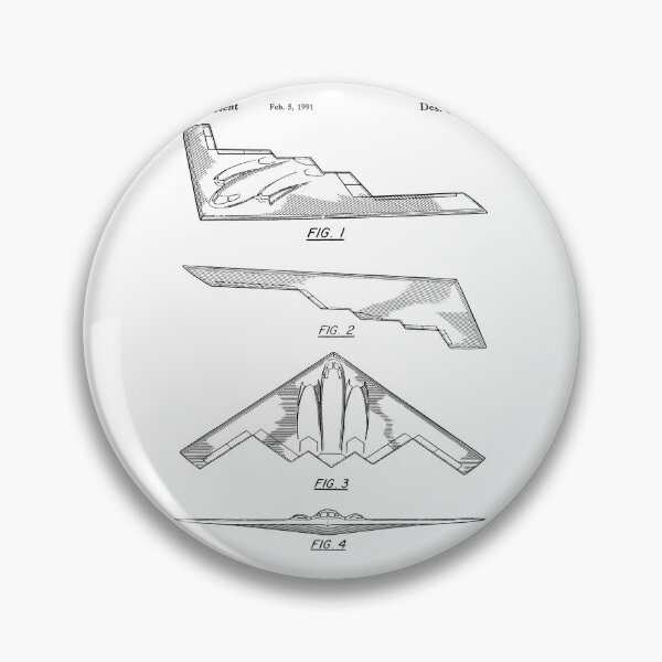 Item preview, Stealth bomber 1991 patent designed and sold by InkedArtPrints.