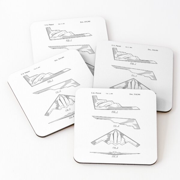Item preview, Stealth bomber 1991 patent designed and sold by InkedArtPrints.