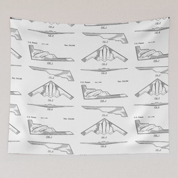 Item preview, Stealth bomber 1991 patent designed and sold by InkedArtPrints.