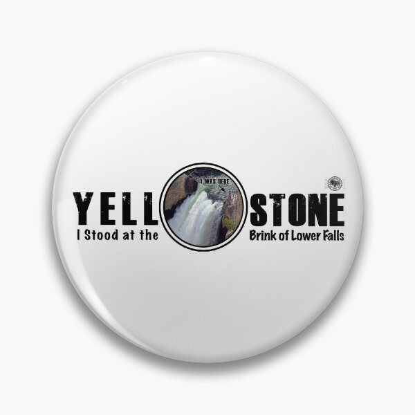 Item preview, I Stood on the Brink of Lower Falls, Yellowstone National Park - Lower Falls designed and sold by SmyrnaBuffalo.