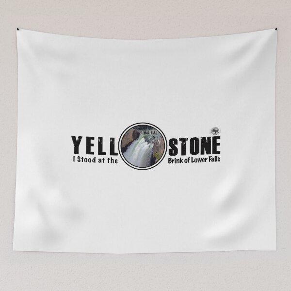 Item preview, I Stood on the Brink of Lower Falls, Yellowstone National Park - Lower Falls designed and sold by SmyrnaBuffalo.
