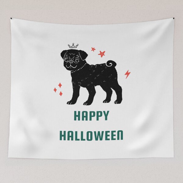 Artikelvorschau, Mops Halloween entworfen und verkauft von lMonsterPlanetl.