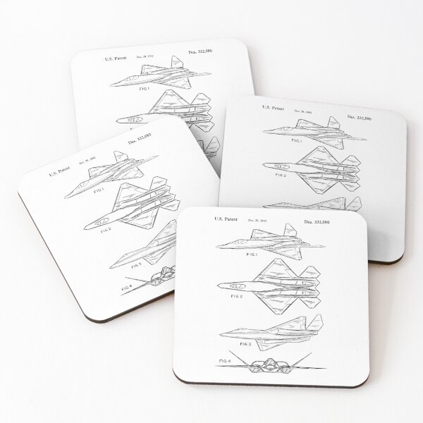 Item preview, Fighter Aircraft 1992 patent designed and sold by InkedArtPrints.