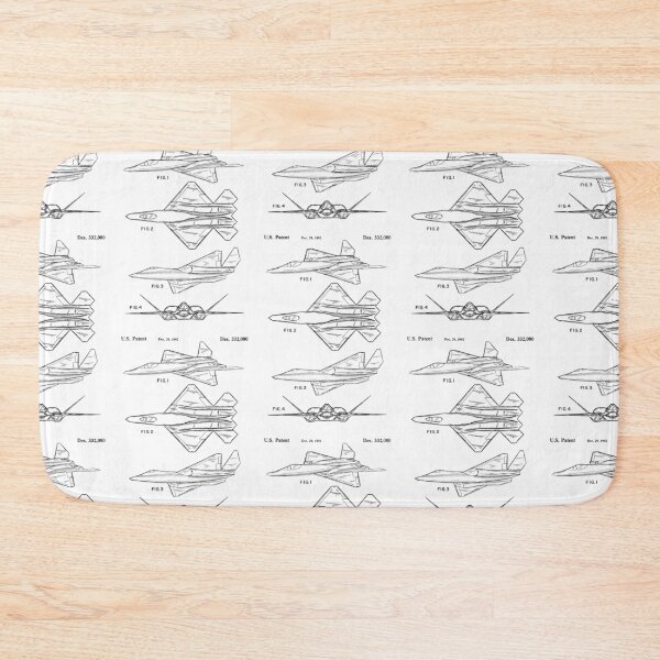 Item preview, Fighter Aircraft 1992 patent designed and sold by InkedArtPrints.