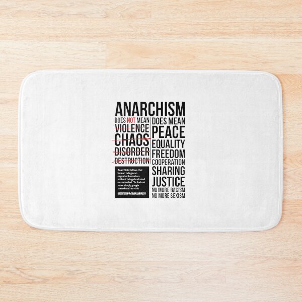 Item preview, Peaceful Anarchism designed and sold by PlasticsFactory.
