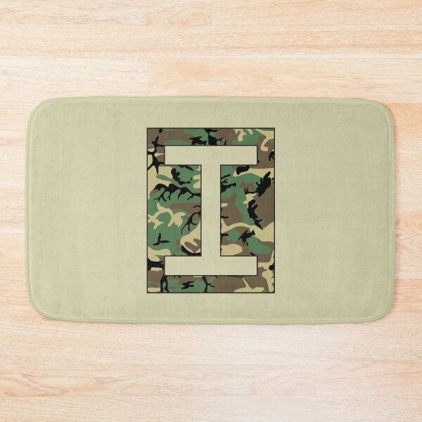 Item preview, Letter "I" Military Camo Stencil font designed and sold by 65 MCMLXV.