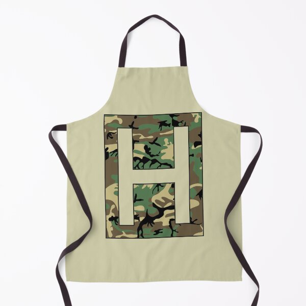 Item preview, Letter "H" Military Camo Stencil font designed and sold by 65 MCMLXV.