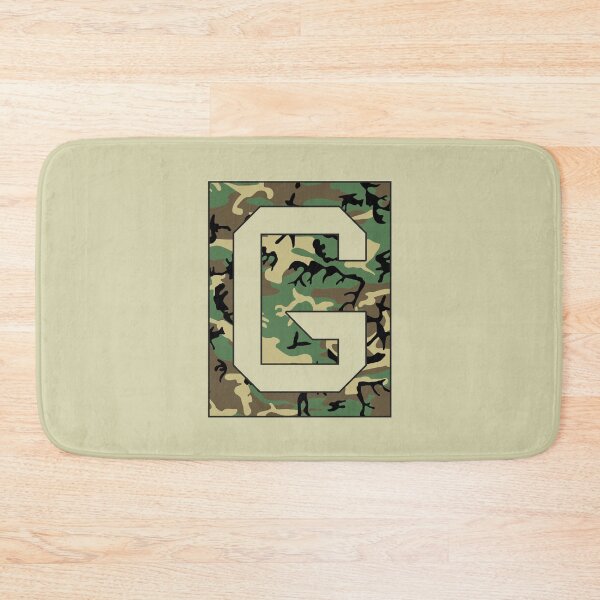 Item preview, Letter "G" Military Camo Stencil font designed and sold by 65 MCMLXV.