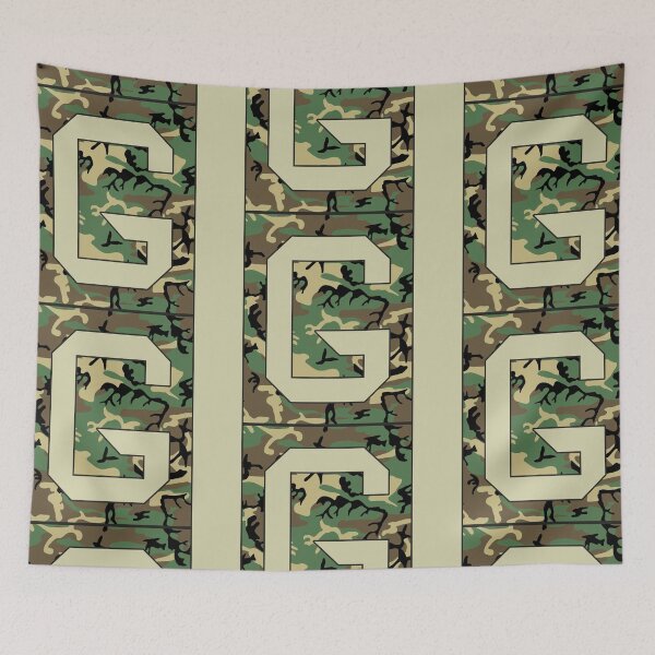 Item preview, Letter "G" Military Camo Stencil font designed and sold by 65 MCMLXV.