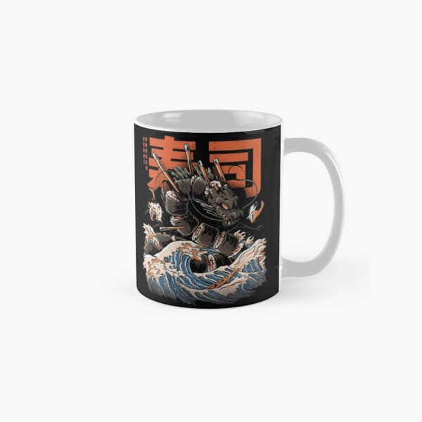 Item preview, The Black Sushi Dragon designed and sold by Ilustrata®.