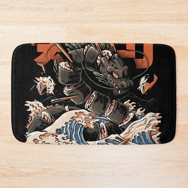 Item preview, The Black Sushi Dragon designed and sold by Ilustrata®.