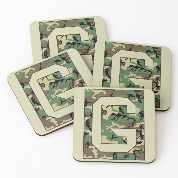 Item preview, Letter "G" Military Camo Stencil font designed and sold by 65 MCMLXV.