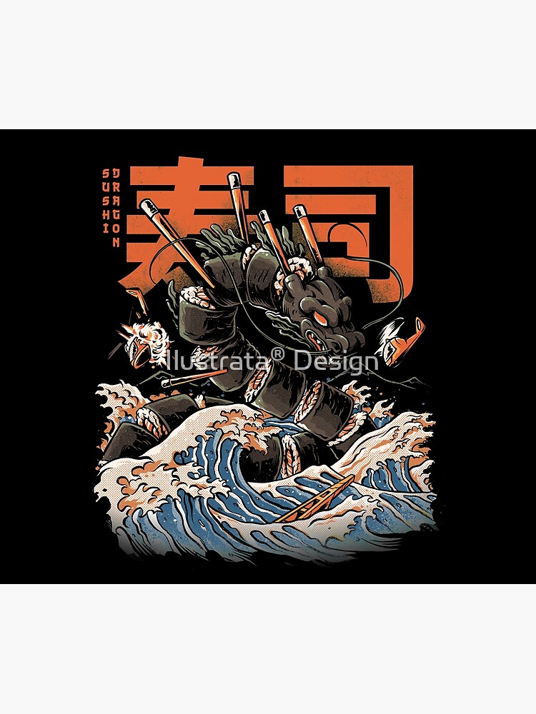 The Black Sushi Dragon by ilustrata